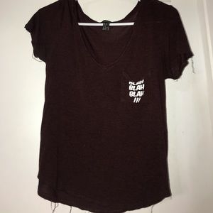Forever21 distressed graphic tee